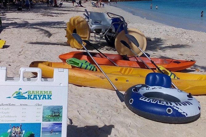 Bahama Kayak Full Day Water Sports Package at Junkanoo Beach - How the Day Works: 10am Start, Gear Orientation, Then Just Play