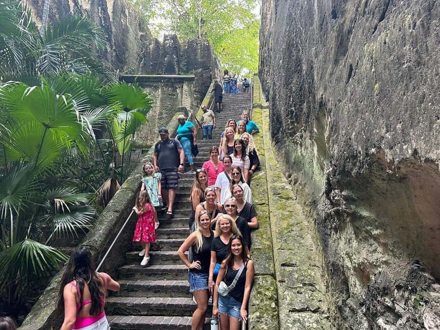 Customizable half day group tour (price per vehicle) - Queen’s Staircase: 66 limestone steps and a quick reality check