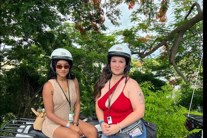Fun Atv tour in Nassau with Lunch: Drivers must be 25 years old - Safety and Communication: Helmet, Earphones, and Left-Side Roads