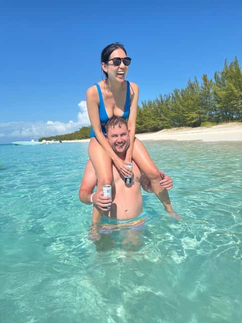 Nassau: 4-Island Tour Swimming Pigs, turtles, snorkeling - Guides, small boat energy, and how weather can change the plan