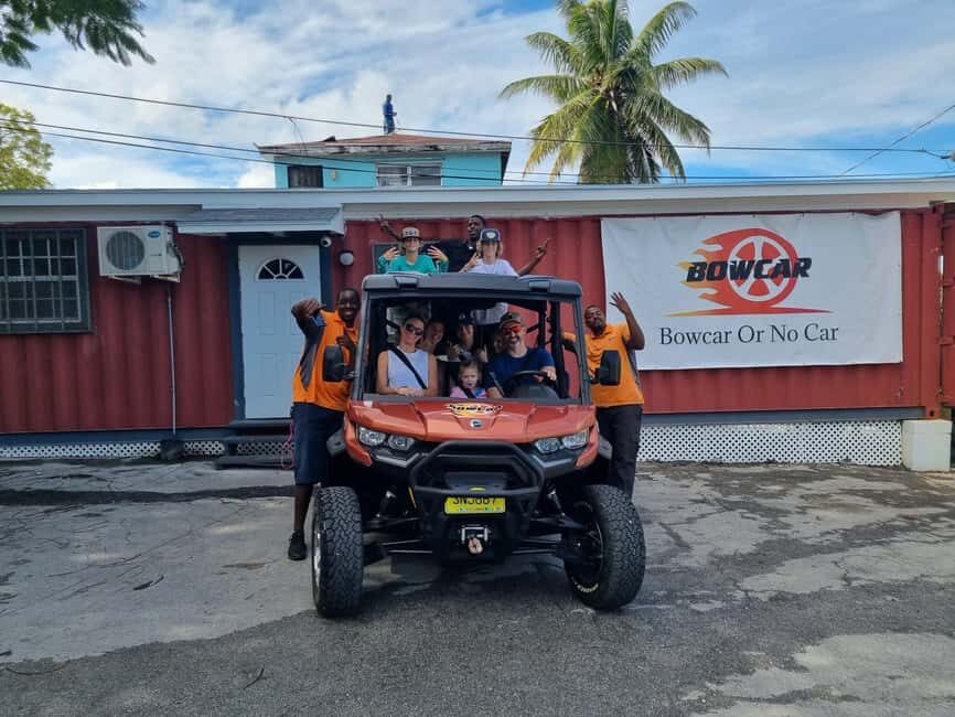 Nassau: 6-Seater Buggy Rental - Water Tower (1928) and Arawak Cay for quick seaside payoff