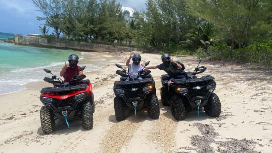 Nassau: ATV Guided Tour - Rum Cake Factory Start: Sweet Samples Before the Stories