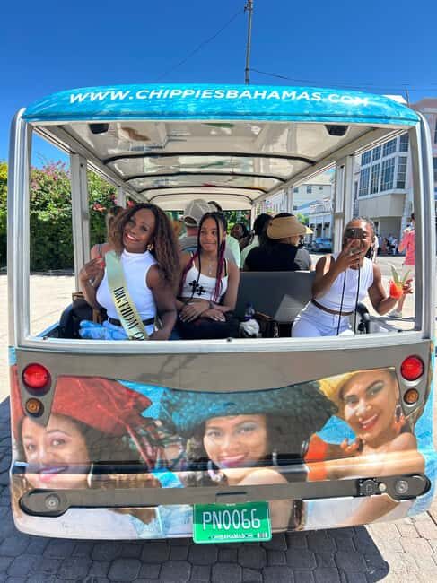 Nassau: Bahamas Culture Tour with Electric Trolley and Water - Government House, art gallery views, Fort Charlotte, and Arawak Cay from the road