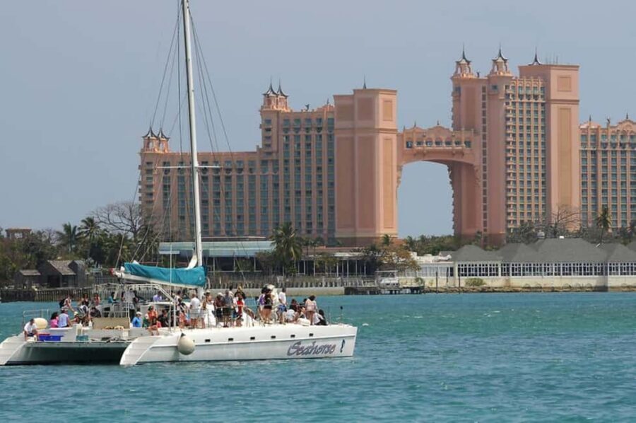 Nassau: Catamaran Sail and Snorkel Tour - The catamaran ride out: you’ll earn your snorkeling time