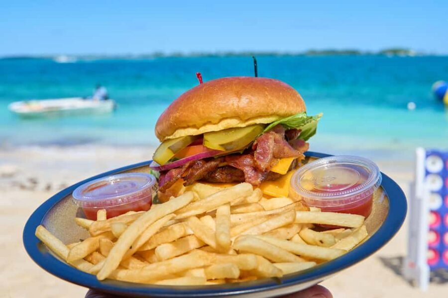 Nassau: Swimming Pigs, Snorkeling, Lunch, & Beach Boat Tour - Lunch, rum punch, and fueling for the reef stop